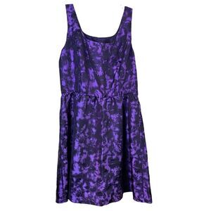 Kensie Purple & Black Sleeveless Dress Size Medium